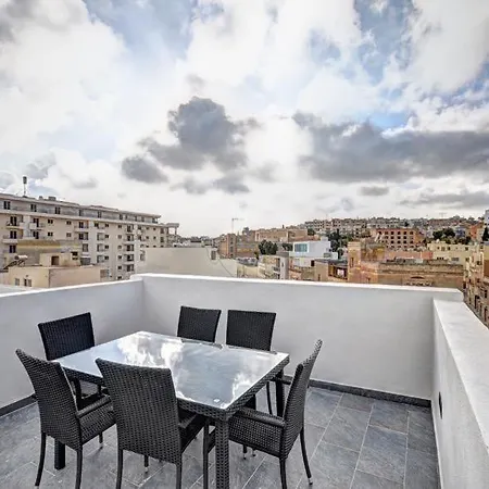 公寓 Modern Penthouse Close To The Sea Gzira